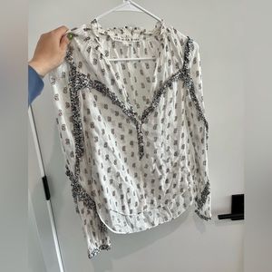 VERONICA BEARD 100% COTTON BLOUSE